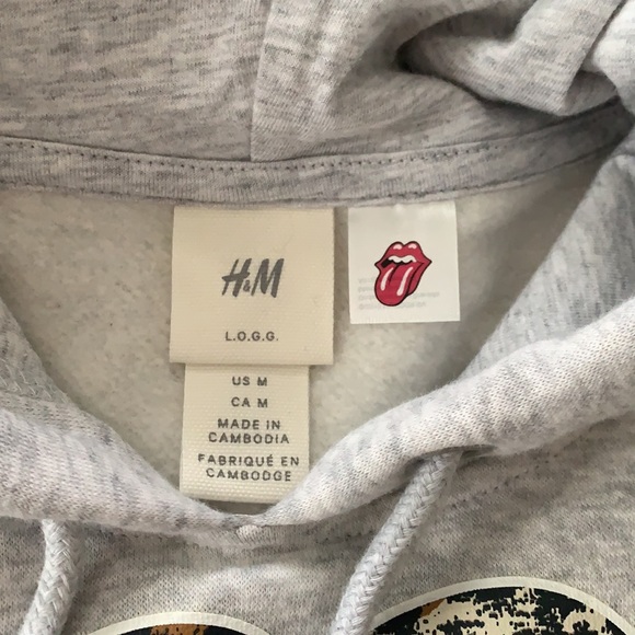 NWOT H&M Rolling Stones hoodie - Picture 2 of 2